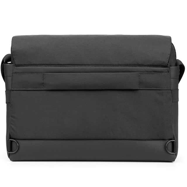 moleskine classic leather slim messenger bag